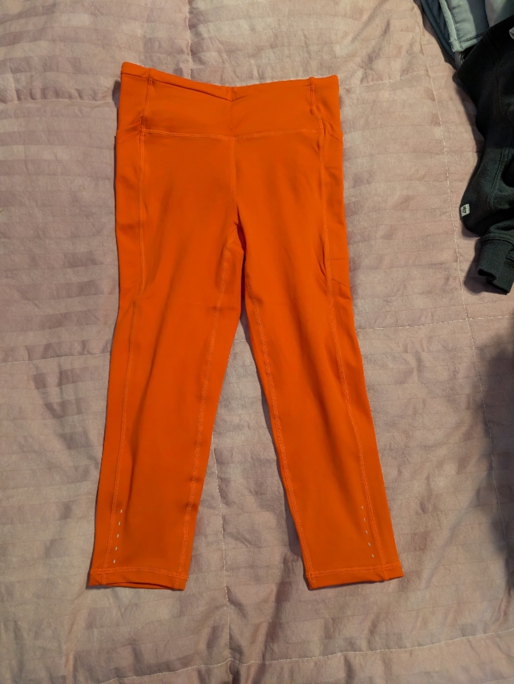 Senita Athletics Orange Athletic Leggings